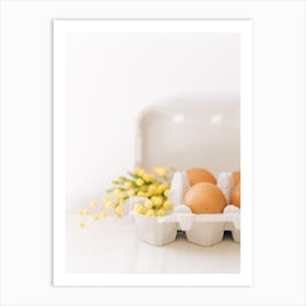 Carton Of Eggs 1 Art Print