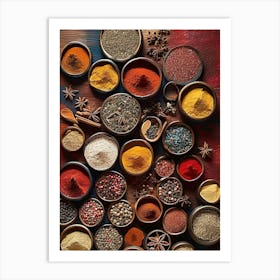 Spice Bowls 2 Art Print