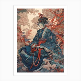 Asian Woman 5 Art Print