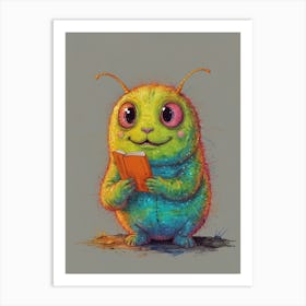 Bug Reading A Book 2 Art Print