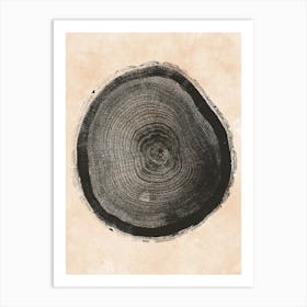 Tree Ring Print Art Print