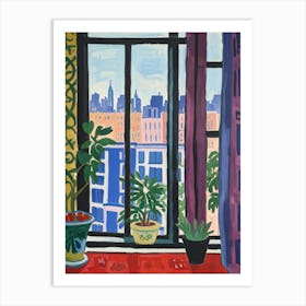 Window View 1 Art Print