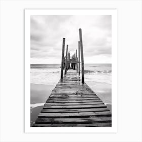 Outer Banks, Black And White Analogue Photograph 3 Art Print
