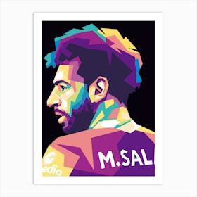 Mohamed Salah Art Print