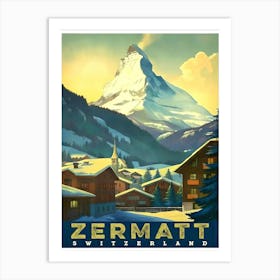 Zermatt - Capture the Majestic Matterhorn Art Print