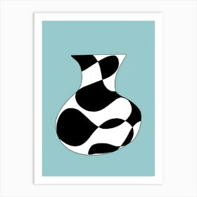 Black And White Vase Art Print