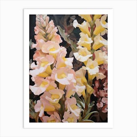 Snapdragon 1 Flower Painting Art Print