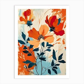 Orange Poppies 1 Art Print