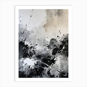 Batman Splatter Art Print