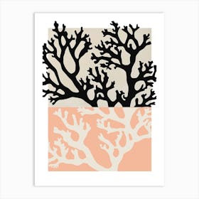 Coral Peach Art Print