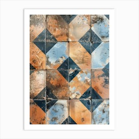 Terracotta Tiles Art Print