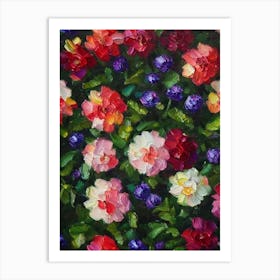 Statice Still Life Oil Painting Flower Art Print