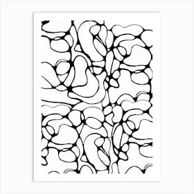 Abstract Lines Pattern Art Print