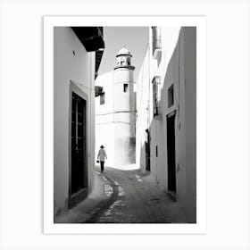 Rabat, Morocco, Spain, Black And White Photography 2 Art Print