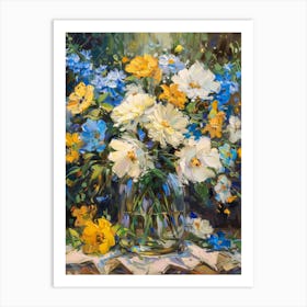 Flowers In A Vase 76 Art Print