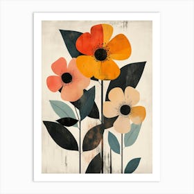 Flowers In Bloom 1 Art Print