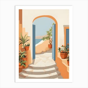 Doorway To The Sea 1 Art Print