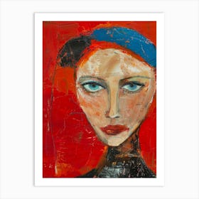 Portrait Of A Woman 603 Art Print