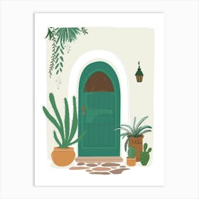 Cactus Door 2 Art Print