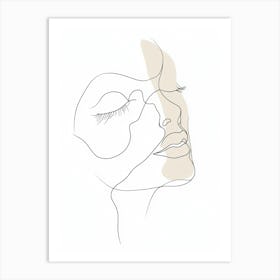 Woman'S Face 3 Art Print