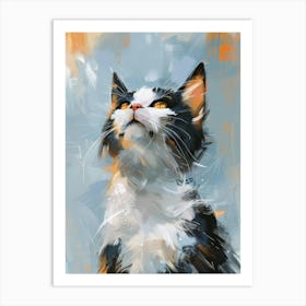 Cat Painting 11 Art Print