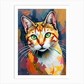 Cat Painting 1 Art Print