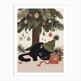 Purrfect Surprise Art Print