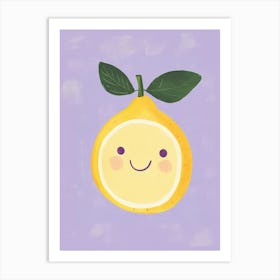 Kids Lemon Art Print