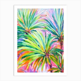 Sago Palm Impressionist Painting Art Print