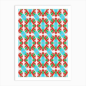 Seamless Pattern - Iznik — Turkish pattern 1 Art Print