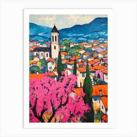 Arezzo Italy 3 Fauvist Painting Art Print