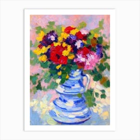 Queen Anne’S Lace 2  Matisse Style Flower Art Print