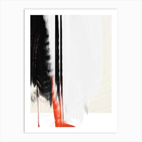 Neutral Abstract Painting Art Print