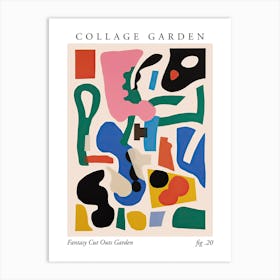 Collage Garden 20 Art Print