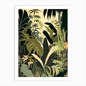 Jungle Botanical 6 Rousseau Inspired Art Print