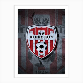 Derry City F Art Print