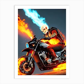 Ghost Rider Art Print