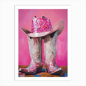 Cowgirl Boots 2 Art Print