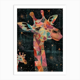 Giraffes 4 Art Print