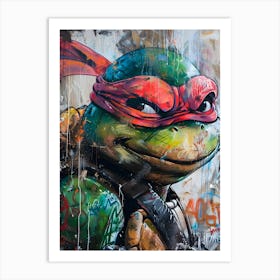 Raphael S From Teenage Mutant Ninja Turtles Art Print