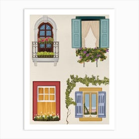 Window of paradise Art Print