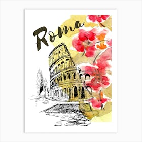 Roma Italy Art Print