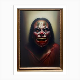 Clown Art Print