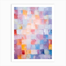 Colorful Oil Painting Art Print