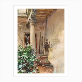 The Patio Art Print