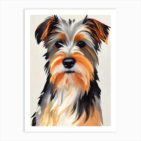 Silky Terrier Watercolour Dog Art Print