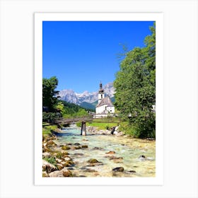 Bavarian Alps Art Print