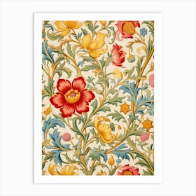 Floral Pattern 32 Art Print