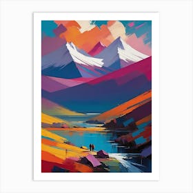 Scottish Mountains 1 Art Print
