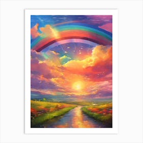 Rainbow In The Sky 9 Art Print